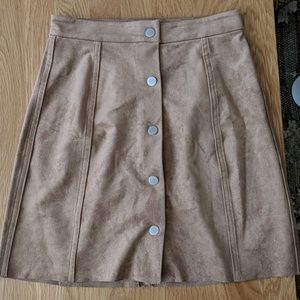 Wilfred Free suede mini skirt